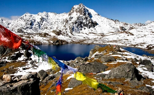 Gosaikunda Lake in the Langtang Himalayas of Nepal