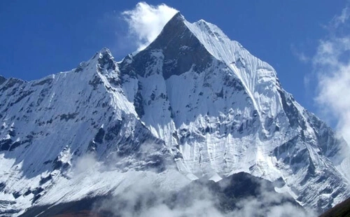 The Annapurna ranges, as seen during the trekking journey to the Annapurna Base Camp.