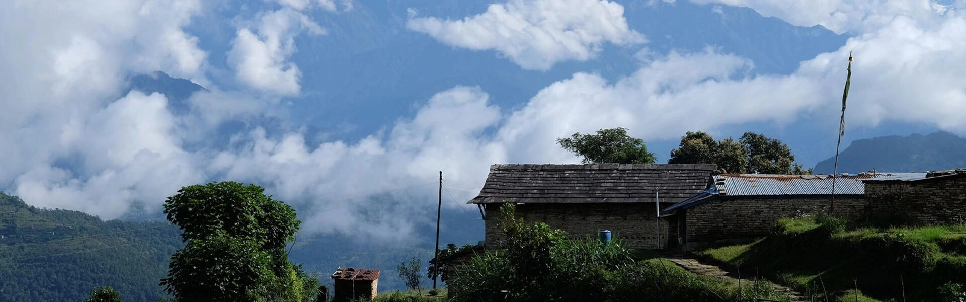 The Annapurna Panchase Trek that is located in the Annapurna Trekking Region.