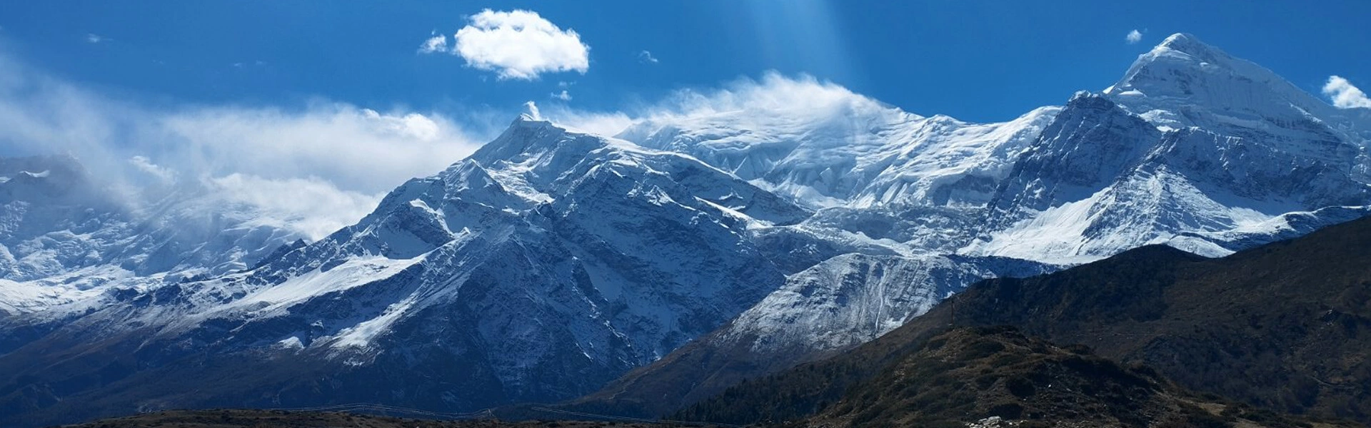 Manaslu Region Trekking Route Mountain Vista