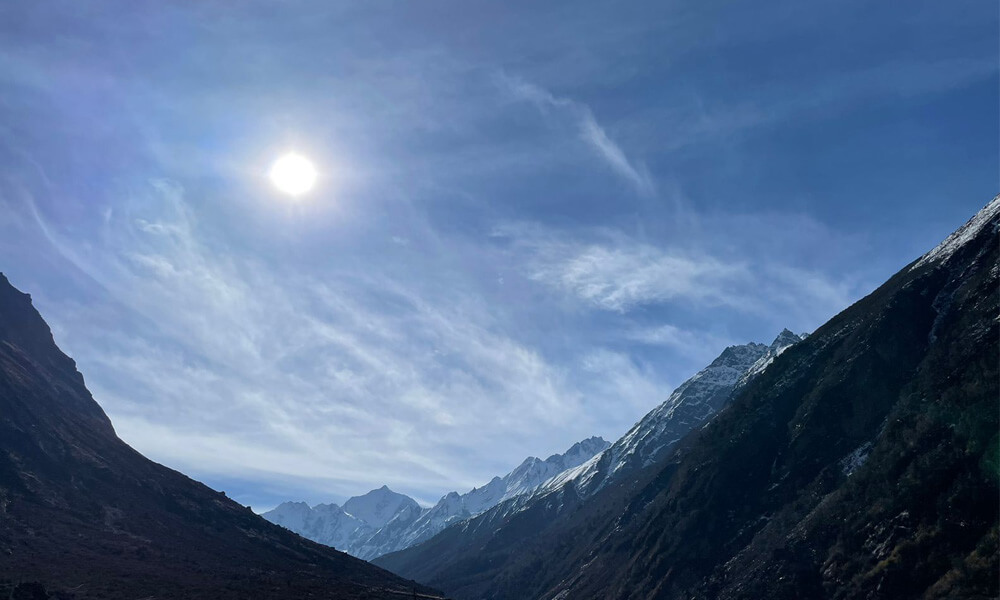 Ganesh Himal Singla Pass view in the Langtang Region Trekking