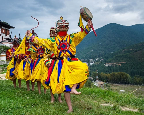 Bhutan Tsechu Festival Mh