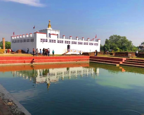Maya Devi Temple And Pond Lumbini