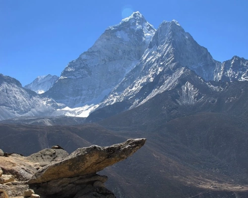 Mt. Amadablam Seen From Dinboche