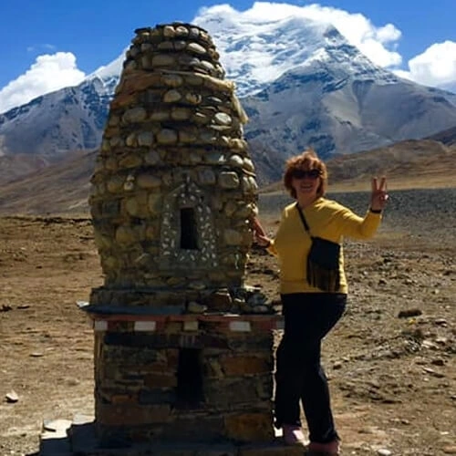 The scenery in Tibet during the 14-day Nepal-Tibet tour!
